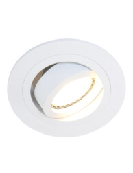 Foco empotrable redondo blanco-7304W