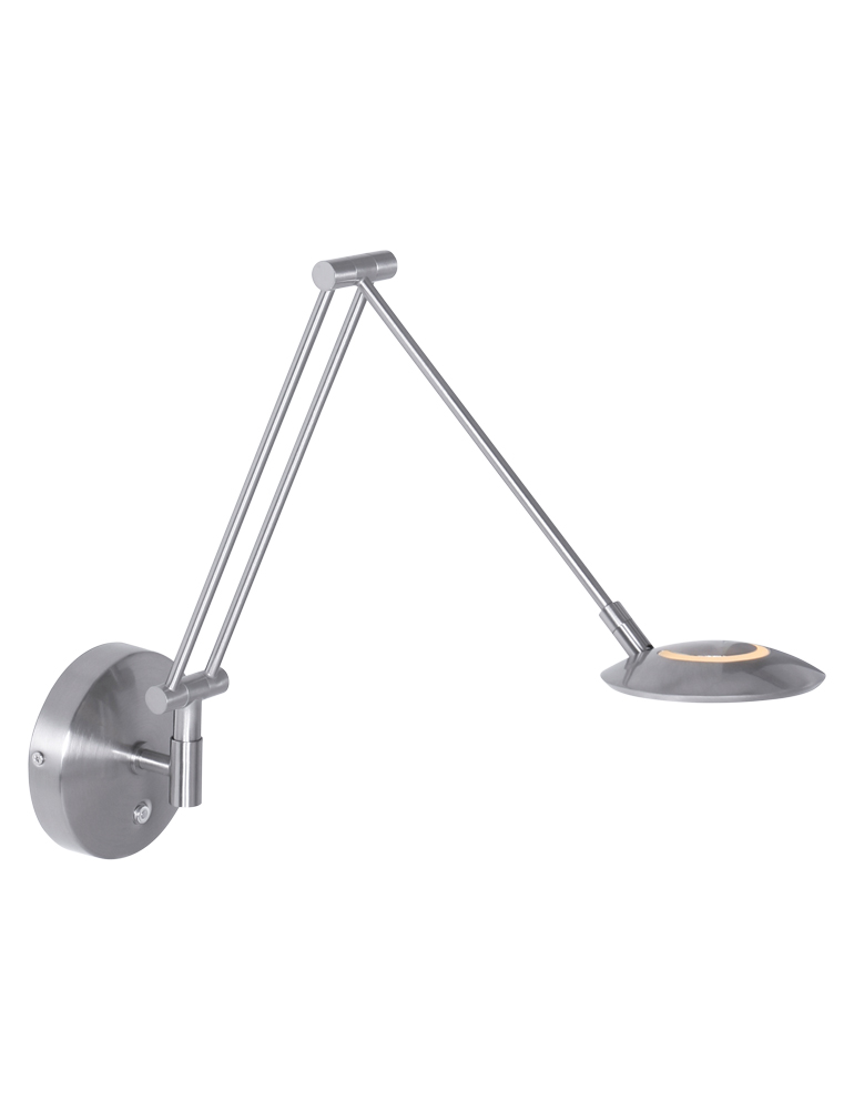 Aplique de pared articulado clásico de acero Steinhauer Zodiac LED