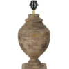 base de lampara en madera-1674B