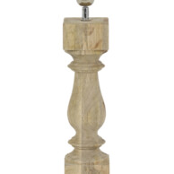 base de lampara rustica de madera-2057BE