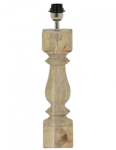 base de lampara rustica de madera-2057BE