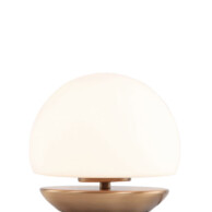 lampara de mesa esferica led bronce-7932BR