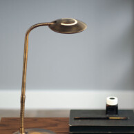 lampara de mesa led bronce-1470BR