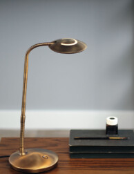 lampara de mesa led bronce-1470BR