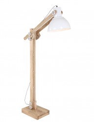 lampara de pie articulada de madera-1228BE