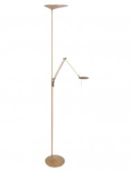 lampara de pie con luz de lecturaled-2107BR