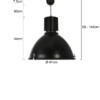 lampara-de-suspension-de-metal-negro-7277ZW-6