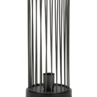 lampara jaula alargada negra-1959ZW