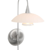 Lámpara de pared en acero Steinhauer Tallerken-2656ST