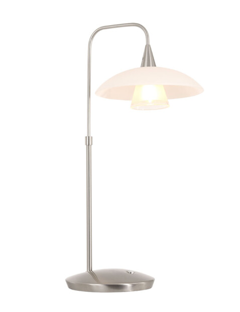 Lámpara de mesa de cristal Steinhauer Tallerken-2657ST