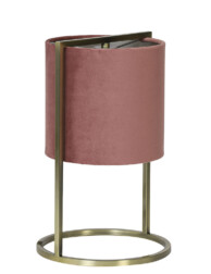 Lámpara de mesa rosa Light & Living Santos-2897RZ