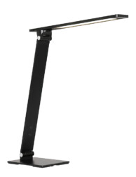 Lámpara de escritorio negra Steinhauer Serenade LED