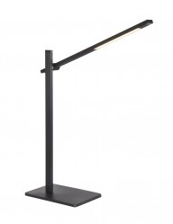 Lámpara de mesa LED negra Mexlite Stekk