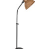 Lámpara de pie con pantalla de madera Light & Living Imbert