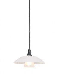 Lámpara colgante de vidrio Steinhauer Tallerken-2655ZW