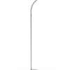 lampara de pie brazo abatible vidrio negro-2991ST