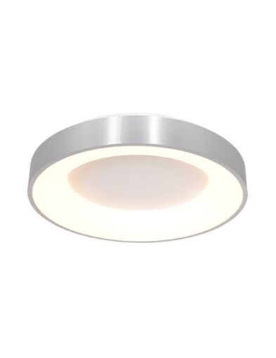 Plafón LED circular plateado-3086ZI