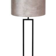 Lámpara de mesa con pantalla plateada-7096ZW
