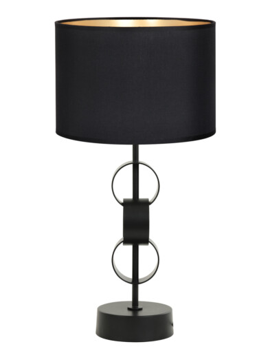 Lámpara de mesa moderna negra-8255ZW