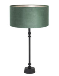 Lámpara de mesa negra y verde-8275ZW