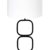 Lámpara doble círculo blanca-8279ZW