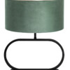 Lámpara ovalada de terciopelo verde-8316ZW
