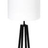 Lámpara de mesa negra y blanca-8322ZW