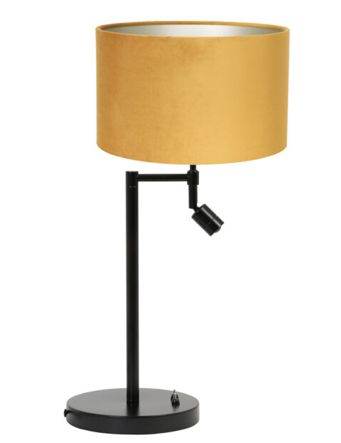 Lámpara de mesa ocre con foco-8327ZW