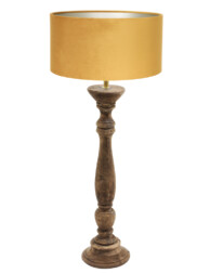 Lámpara de madera con ocre-8353BE