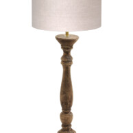 Lámpara de mesa rústica beige-8355BE