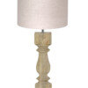 Lámpara de madera rústica beige-8364BE