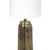 Lámpara de mesa elegante blanco-8384GO