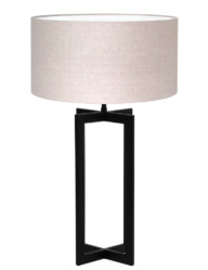 Lámpara de mesa con pantalla rústica-8453ZW