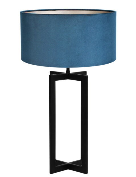 Lámpara moderna de terciopelo azul-8456ZW