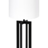 Lámpara de mesa blanca base rectangular-8461ZW