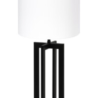 Lámpara de mesa blanca base rectangular-8461ZW