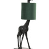 Lámpara de mesa jirafa en verde-2923ZW