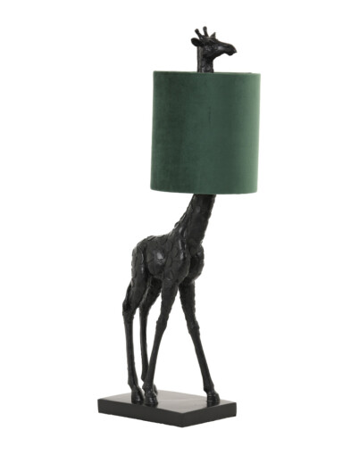 Lámpara de mesa jirafa en verde-2923ZW