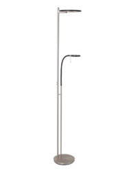 Lámpara de pie de lectura acero-2989ST