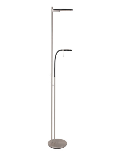 Lámpara de pie de lectura acero-2989ST