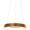 Lámpara colgante LED anillo dorado-3299GO