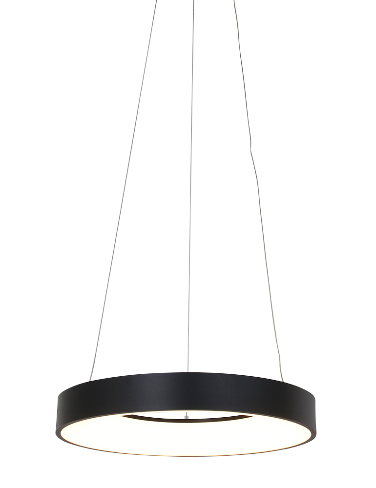 lampara-colgante-circular-negra-led-steinhauer-ringlede-3299zw