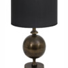 Lámpara bronce con pantalla negra-7003BR