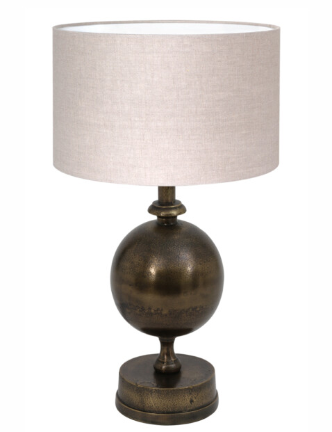 Lámpara clásica bronce beige-7006BR