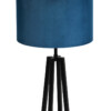 Lámpara de mesa triangular azul-7115ZW