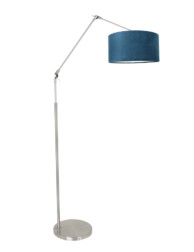Lámpara de pie articulada en acero azul-8237ST