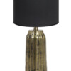 Lámpara jarrón con pantalla negra-8382GO