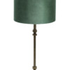 Lámpara bronce de mesa verde-8387BR