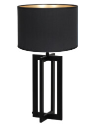 Lámpara de mesa negra moderna-8459ZW