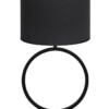 Lámpara de mesa redonda negra-8480ZW